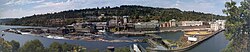 Oregon City Willamette Falls Panorama